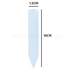 Plastic Plant Labels, for Seed Potted Herbs Flowers Vegetables, Aqua, 100x18mm(PW-WGE4A13-01)