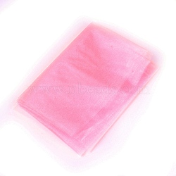 Polyamide Tulle Fabric, for DIY Craft Gift Packaging, Home Party Wall Decoration, Pink, 3000x720mm(AJEW-WH0182-90A)