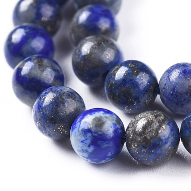Chapelets de perles en lapis-lazuli naturel(G-J385-F01-A)-2