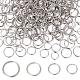 beebeecraft 400piezas 4 estilos 304 anillas abiertas de acero inoxidable(STAS-BBC0002-90)-1