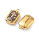 304 Stainless Steel Shell Pendants(STAS-F345-01A-G)-2