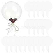 Round Transparent TPU Balloons, For Christmas Wedding Party Decorations, Clear, 340x197x0.1mm(AJEW-WH0314-398D)