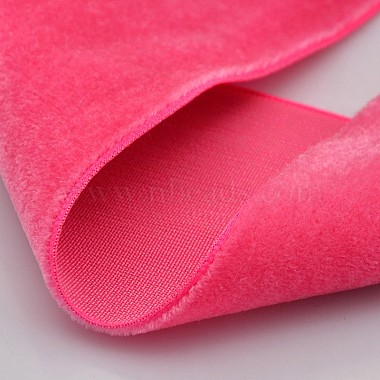 Polyester Velvet Ribbon for Gift Packing and Festival Decoration(SRIB-M001-10mm-187)-2