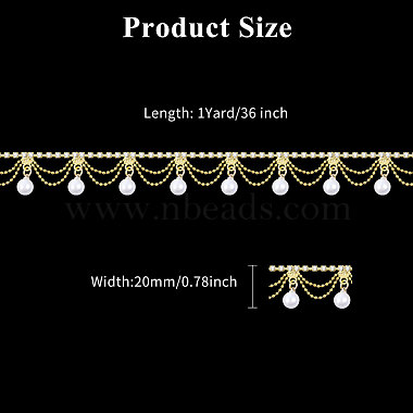 Glass Rhinestone Cup Chains(CH-WH0014-01G)-2