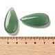 pendientes verdes naturales aventurina(G-D092-01A)-3