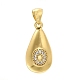 Rack Plating Brass Micro Pave Cubic Zirconia Pendants(KK-L226-102G-O)-1