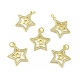 Brass Micro Pave Cubic Zirconia Pendants(KK-E068-VB107)-2