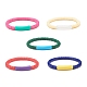 Bracelets extensibles faits à la main en pâte polymère(BJEW-JB07781)-1