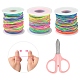 cordon &eacute;lastique rond en polyester(EC-YW0001-02A)-2