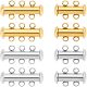 8 Sets 4 Styles 304 Stainless Steel Slide Lock Clasps(STAS-UN0037-32)-1