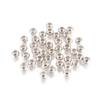 CCB Plastic Beads, Rondelle, Nickel Color, about 6mm long, 4.5mm wide, hole: 2.5mm