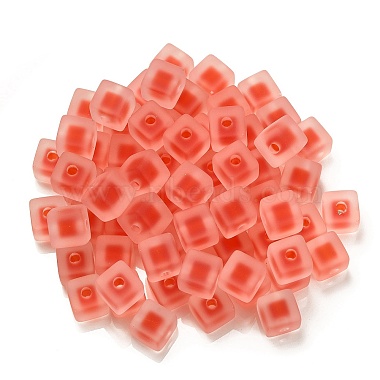 Frosted Acrylic European Beads(OACR-G012-14)-4