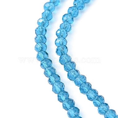 Chapelets de perles en verre transparente  (X-GLAA-R135-2mm-19)-3