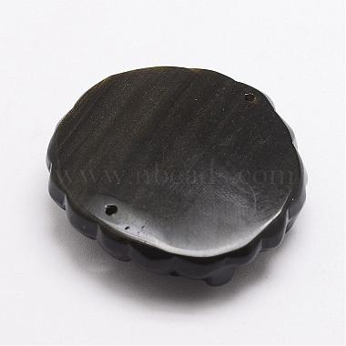 Feng Shui Natural Golden Sheen Obsidian Carven Pendants(G-A169-036)-3