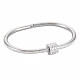 Stainless Steel Bangle with Crystal Rhinestone Column Screw Shackle for Women(BJEW-N017-026P)-1