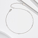 925 Sterling Silver Anklet(AJEW-Z029-21P)-2