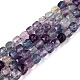 Natural Purple Fluorite Beads Strands(G-N342-123)-1
