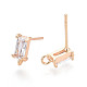 Brass Stud Earring Findings(X-KK-T038-492C)-2