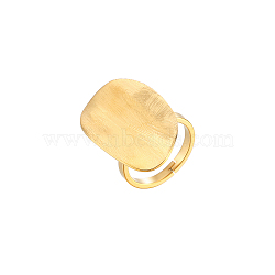 French Vintage Stainless Steel Irregular Shape Ring for Women Daily Wear(XP0152-1)