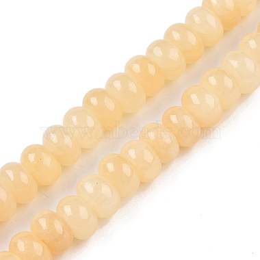 Natural Yellow Jade Beads Strands(G-T138-74B)-4