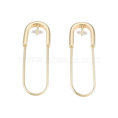 Brass Earring Hooks(KK-T062-236G)-2