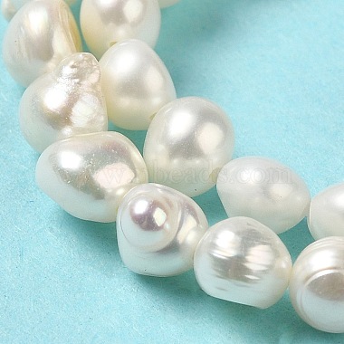 Natural Cultured Freshwater Pearl Beads Strands(PEAR-E017-03)-4