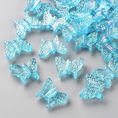 Transparent Acrylic Beads(X-MACR-S361-35G)-2