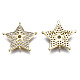 Brass Micro Pave Clear Cubic Zirconia Pendants(ZIRC-S069-033G)-2