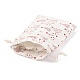 Christmas Theme Cotton Fabric Cloth Bag(ABAG-H104-B02)-3