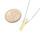 Natural Quartz Crystal Nuggets Pendant Necklace with 304 Stainless Steel Cable Chains(NJEW-JN03844)-7