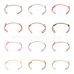 36Pcs 12 Colors Polycotton Cord Bracelets Making, Mixed Color, 10-1/4 inch(25.9cm)(BJEW-TAC0053)