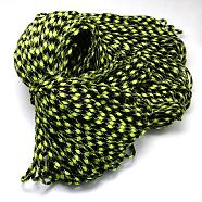 7 Inner Cores Polyester & Spandex Cord Ropes, for Rope Bracelets Making, Green Yellow, 4mm, about 109.36 yards(100m)/bundle, 420~500g/bundle(RCP-R006-098)