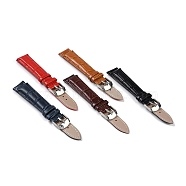 Leather Watch Bands, with 201 Stainless Steel Buckles, Adjustable Watch Bands, Mixed Color, 8.9~12.4x1.8~1.9x0.5cm, 2pcs/set(FIND-Z060-01D)