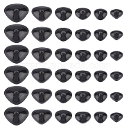 6 Sizes Plastic Doll Noses, Craft Eyes, for Crafts, Crochet Toy and Stuffed Animals, Triangle, Black, 7.5x9x4mm, 294pcs/box(DIY-CA0001-62)