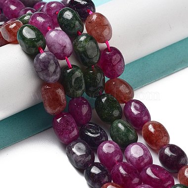 Dyed Natural Malaysia Jade Beads Strands(G-P528-I04-01)-2