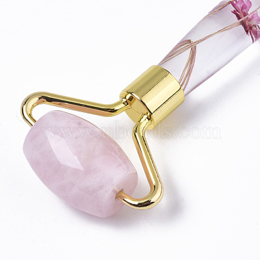 Натуральный розовый кварц массаж инструменты(X-G-R466-01G)-3