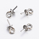 304 Stainless Steel Cup Pearl Peg Bails Pin Pendants(X-STAS-H452-01P)-1