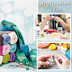 12Pcs 6 Colors Alloy Enamel Cat Charm Locking Stitch Markers(HJEW-PH01531)-8