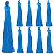 10Pcs Nylon Tassels Big Pendant Decorations(FIND-SC0003-38C)-1