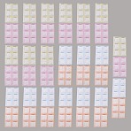 40 Sheets 4 Colors Paper Handwritten Blank Stickers, Book Review Stickers, Square, Mixed Color, 140x210x0.2mm, 10 sheets/color(TH-PLP6E98-02A)