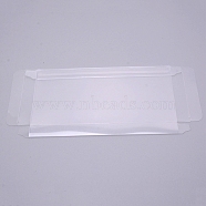 Transparent PVC Box, Candy Treat Gift Box, for Wedding Party Baby Shower Packing Box, Rectangle, Clear, 1.6x8.4x17.2cm(CON-WH0076-87)