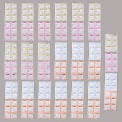 40 Sheets 4 Colors Paper Handwritten Blank Stickers, Book Review Stickers, Square, Mixed Color, 140x210x0.2mm, 10 sheets/color(TH-PLP6E98-02A)
