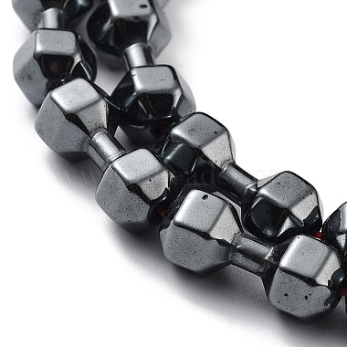 Synthetic Non-Magnetic Hematite Beads Strands(G-H303-B04)-3
