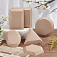 6 Stück MDF-Holz-Keramik-Ton-Bastelformen-Set im 6-Stil(DIY-WH0430-537)-4