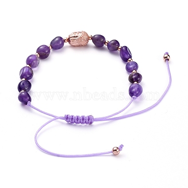 Adjustable Nylon Thread Braided Bead Bracelets(BJEW-JB05291)-3