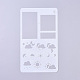 Plastic Reusable Drawing Painting Stencils Templates(DIY-G027-F05)-1