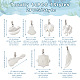 craftdady 14pcs 7 styles pendentifs en coquillages d'eau douce naturels(SHEL-CD0001-05)-3