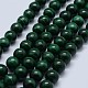 Natural Malachite Beads Strands(G-F571-27A2-8mm)-1