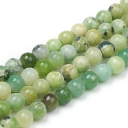 Natural Serpentine Beads Strands, Round, 4mm, Hole: 0.8mm, about 88pcs/Strand, 15.16 inch(38.5cm)(G-G829-06-4mm)