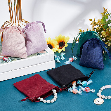24Pcs 6 Colors Velvet Jewelry Drawstring Bags(TP-HY0001-05A)-4